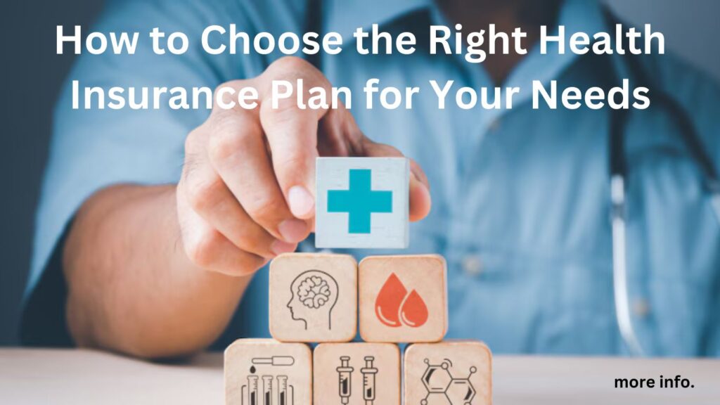 How to Choose the Right Health Insurance Plan for Your Needs